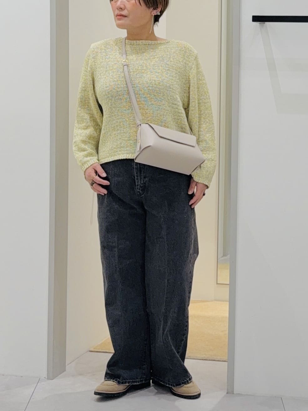 タナさんの「THE SHOP TK｜AIBO DENIM ワイド」を使ったコーディネート