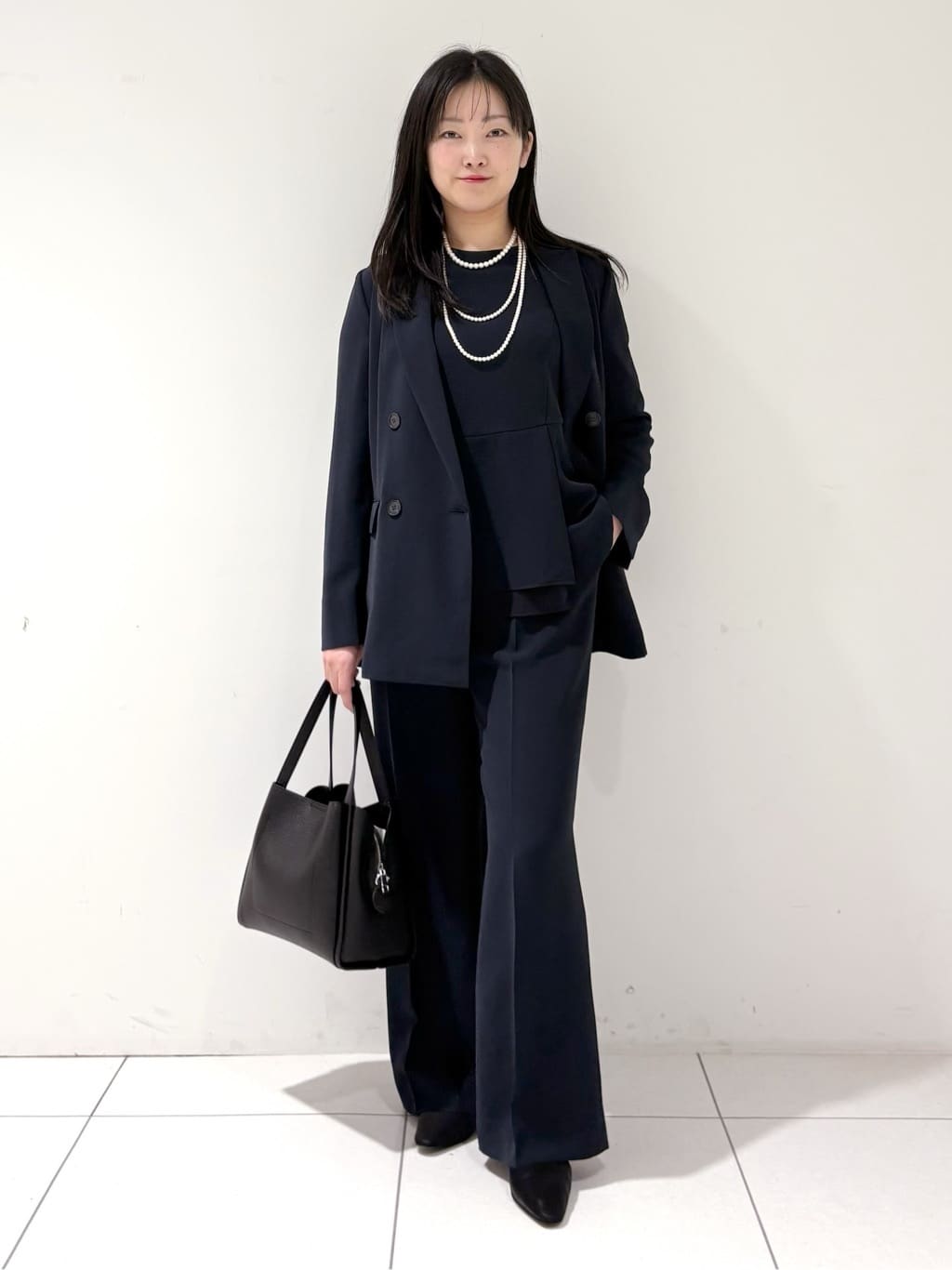 momokoさんの「INDIVI｜【洗える／多機能／SETUP可】着る日傘ダブルジャケット」を使ったコーディネート