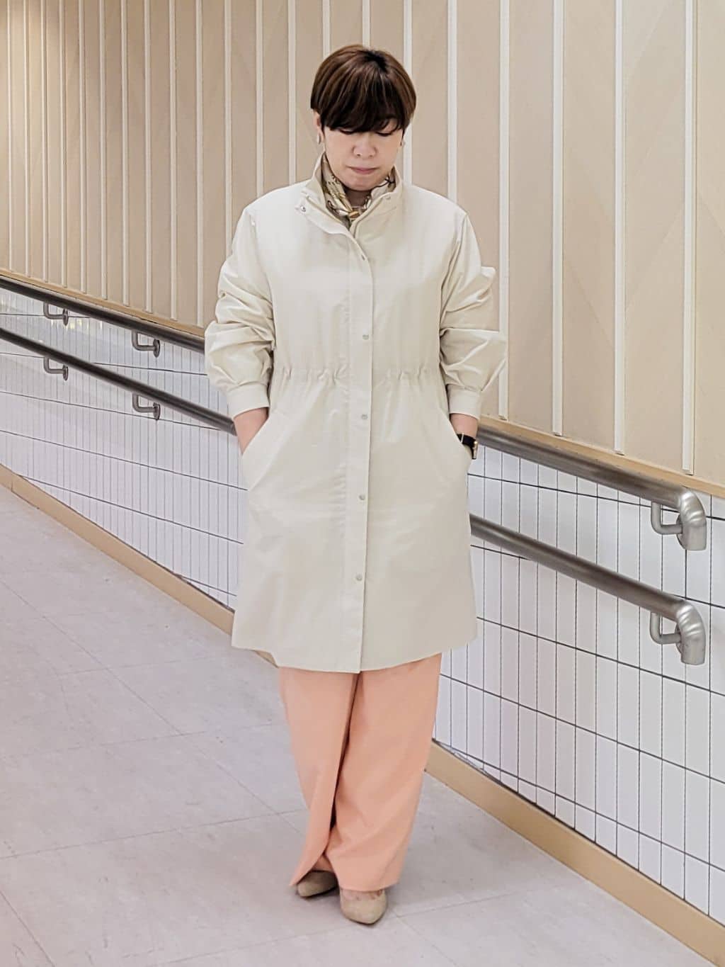 tomoさんの「COUP DE CHANCE｜【手洗い可】ワイドパンツ」を使ったコーディネート
