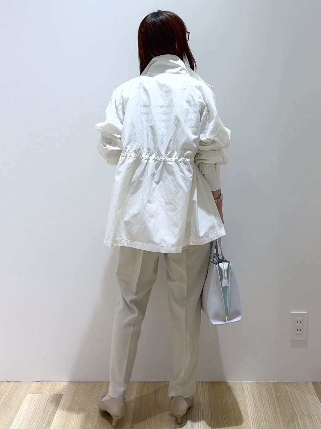 えりさんの「OPAQUE.CLIP｜撥水スタンドZIPブルゾン【洗濯機OK／UVケア／花粉対応】」を使ったコーディネート