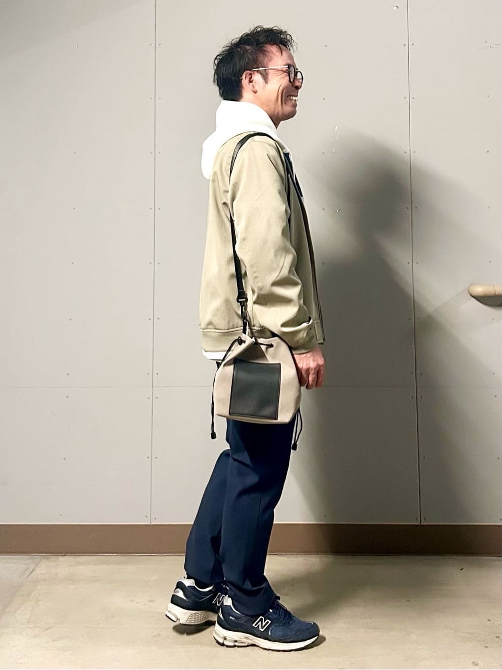 KENJI Iさんの「THE SHOP TK｜FLEX LINE ストレッチリブブルゾン　ストレッチ/防シワ/マシンウォッシャブル/セットアップ可」を使ったコーディネート