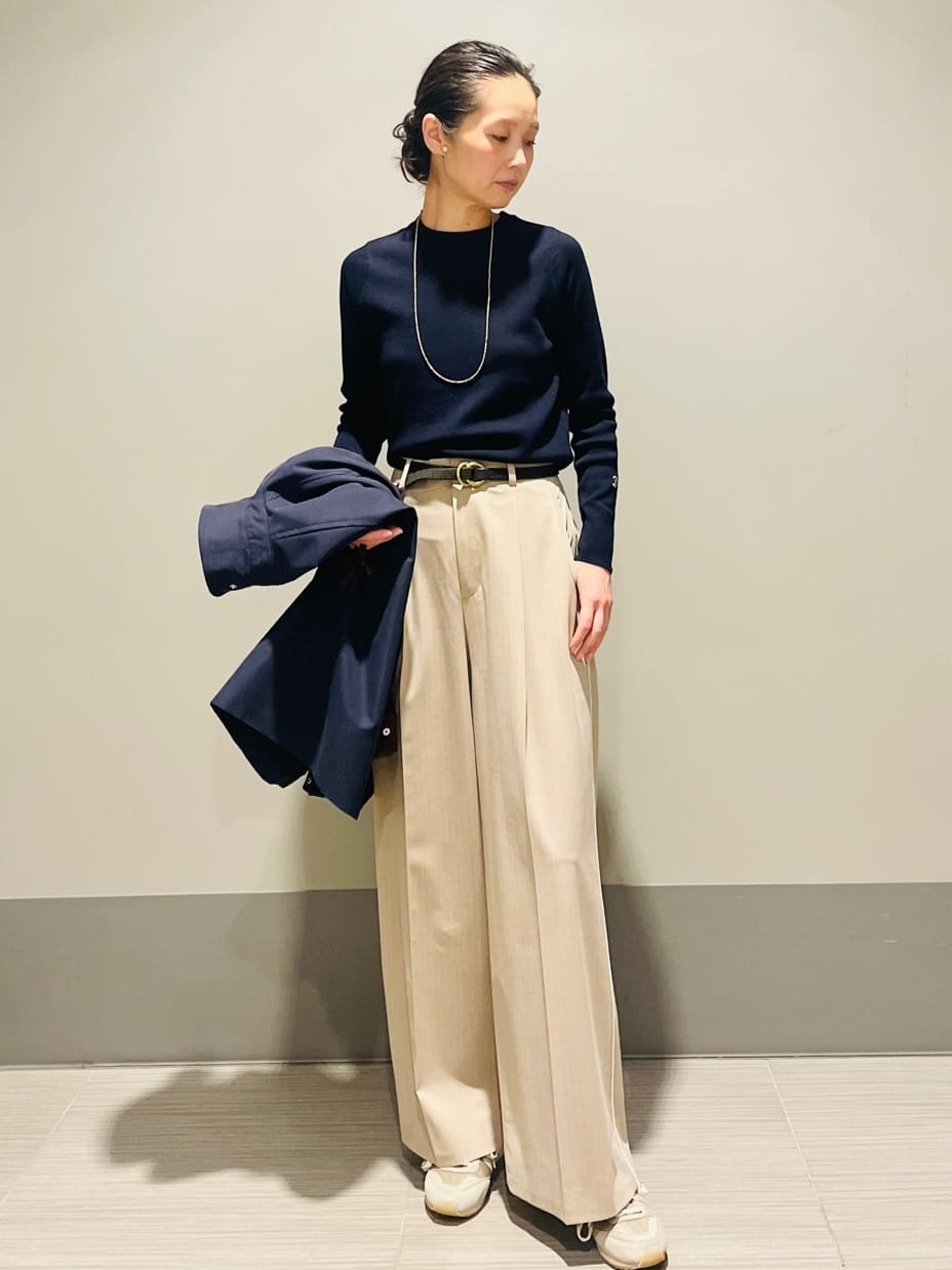 Annさんの「DRESSTERIOR｜◆【ウォッシャブル】コットンフルニードルニット」を使ったコーディネート