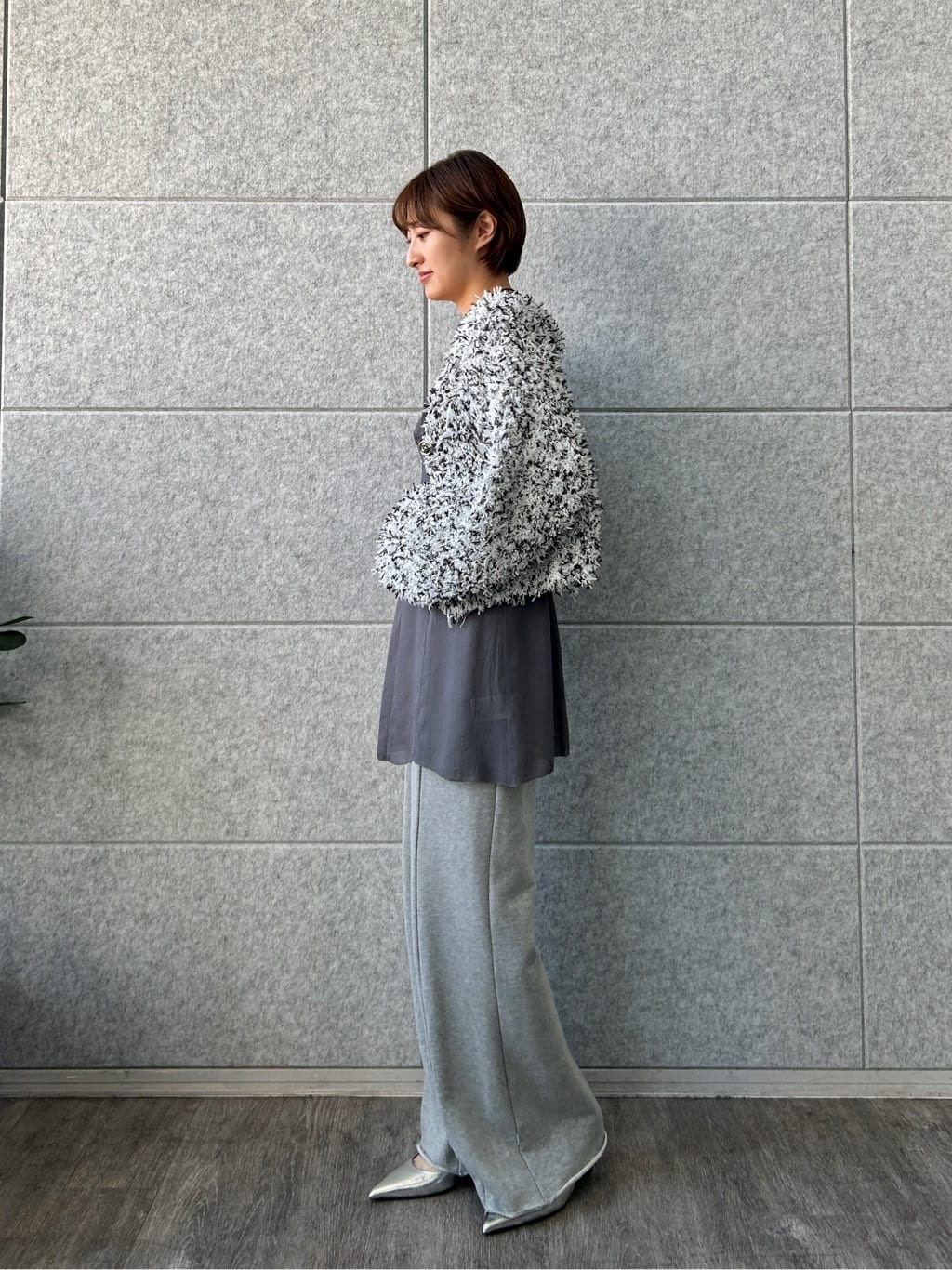 harunaさんの「CODE A｜【Re】ribbon sweat pants」を使ったコーディネート