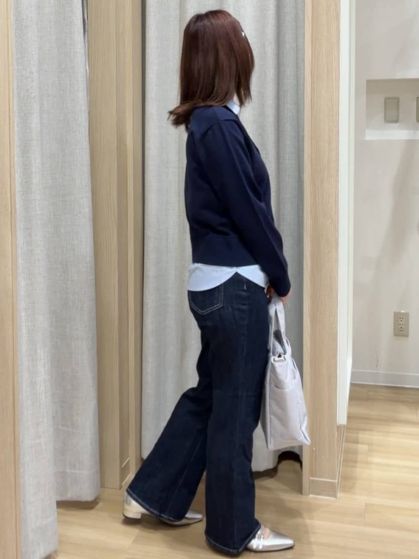 Fumikaさんの「grove｜【撥水／シルエット2WAY】羽織るだけでサマになる、スタンドネックテントラインコート」を使ったコーディネート