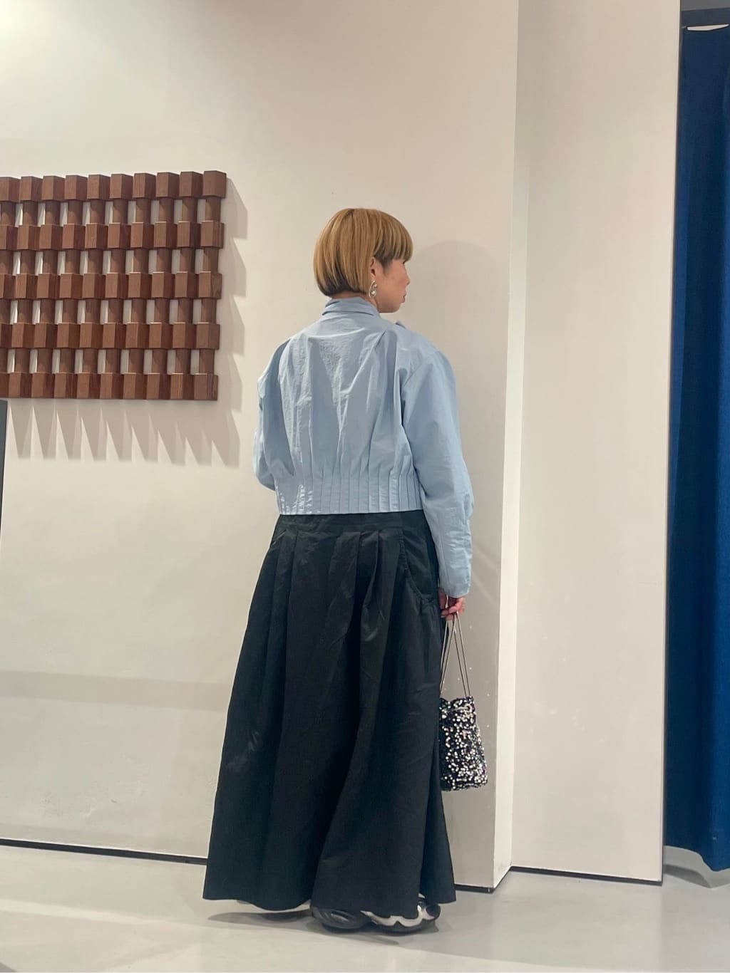 KOUさんの「INDIVI｜ボウタイシャツブルゾン」を使ったコーディネート