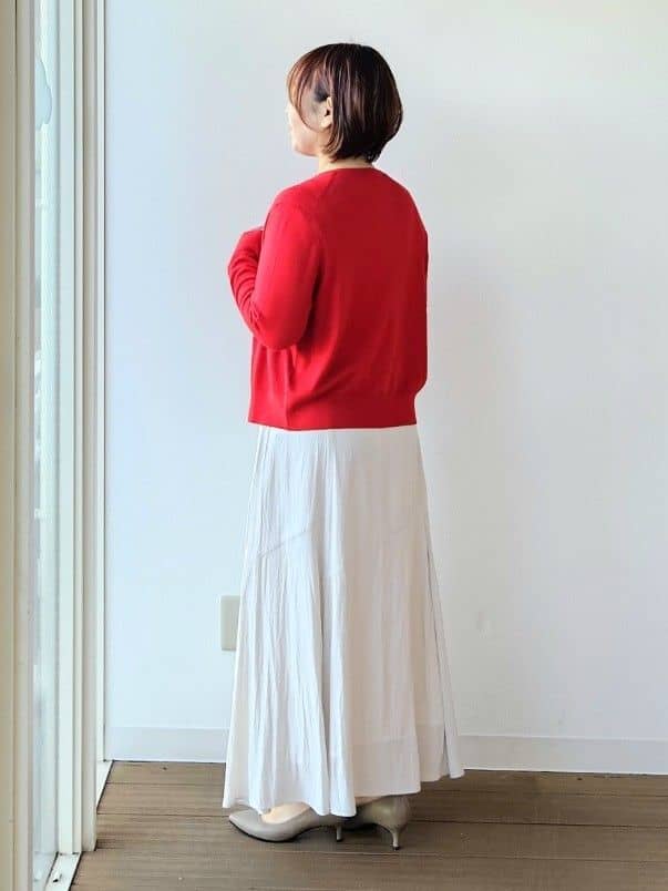 やじまさんの「UNTITLED｜【アンサンブル可/洗える】ウォームスパン カーディガン」を使ったコーディネート