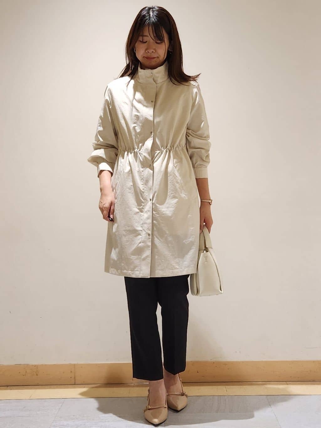 yukaさんの「COUP DE CHANCE｜◆【手洗い可／日本製】花柄ブラウス」を使ったコーディネート