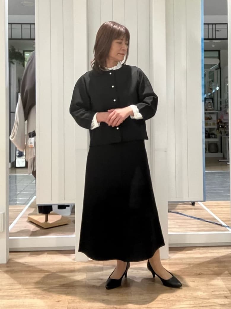 Fujitaさんの「Dessin｜【入卒/セレモニー/単品使い2WAY可能】ニットセットアップ」を使ったコーディネート