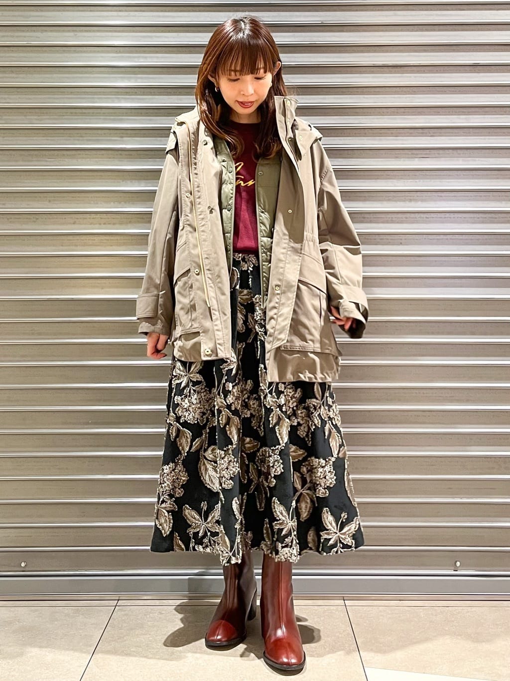 じゅんさんの「DRESSTERIOR｜アニージャカードニット」を使ったコーディネート