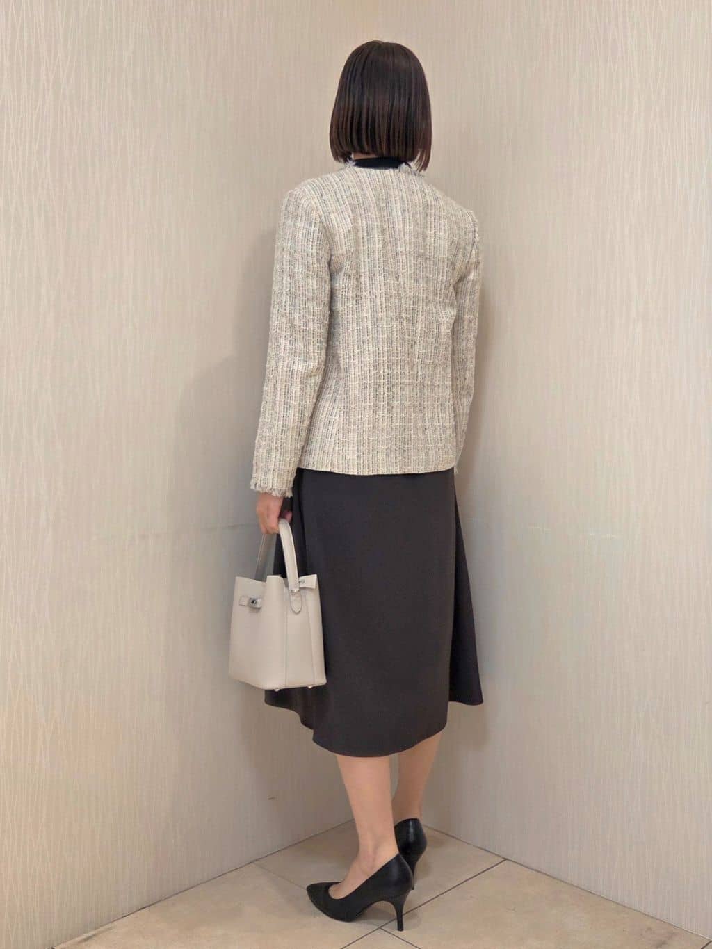 naokoさんの「UNTITLED｜【仕事着/スーツ】ファンシーツイード ジャケット」を使ったコーディネート