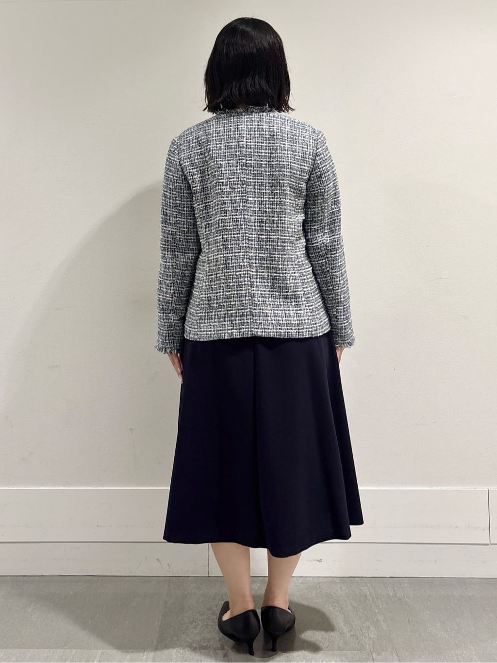 モエカさんの「UNTITLED｜【仕事着/スーツ】ファンシーツイード ジャケット」を使ったコーディネート