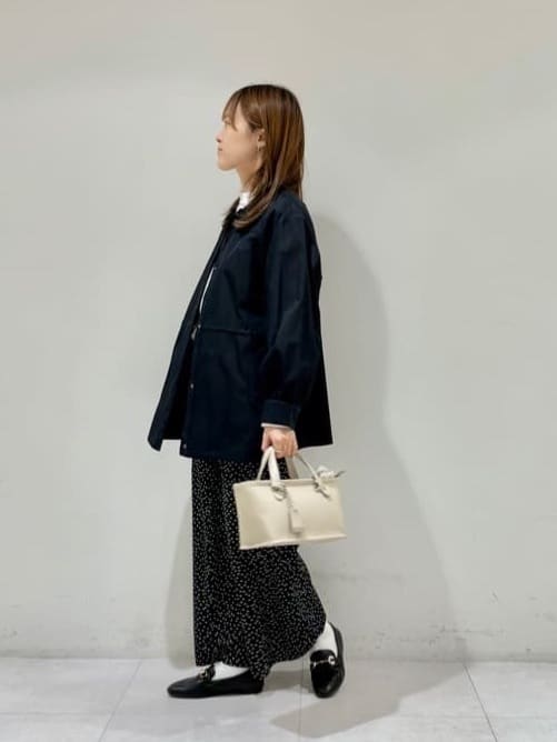 kyokaさんの「UNTITLED｜【セットアップ可/後ろウエストゴム】ランダムドットスカート」を使ったコーディネート