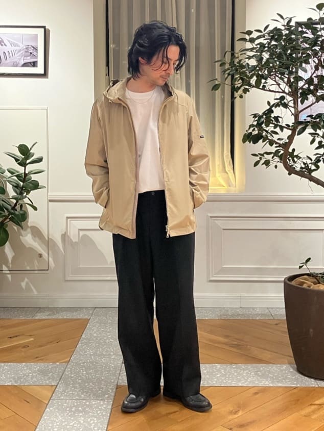 junyaさんの「DRESSTERIOR｜【撥水/透湿素材/ウォッシャブル】LIMONTA ハイスペックパーカー」を使ったコーディネート
