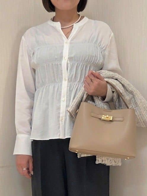 naokoさんの「UNTITLED｜【仕事着/スーツ】ファンシーツイード ジャケット」を使ったコーディネート