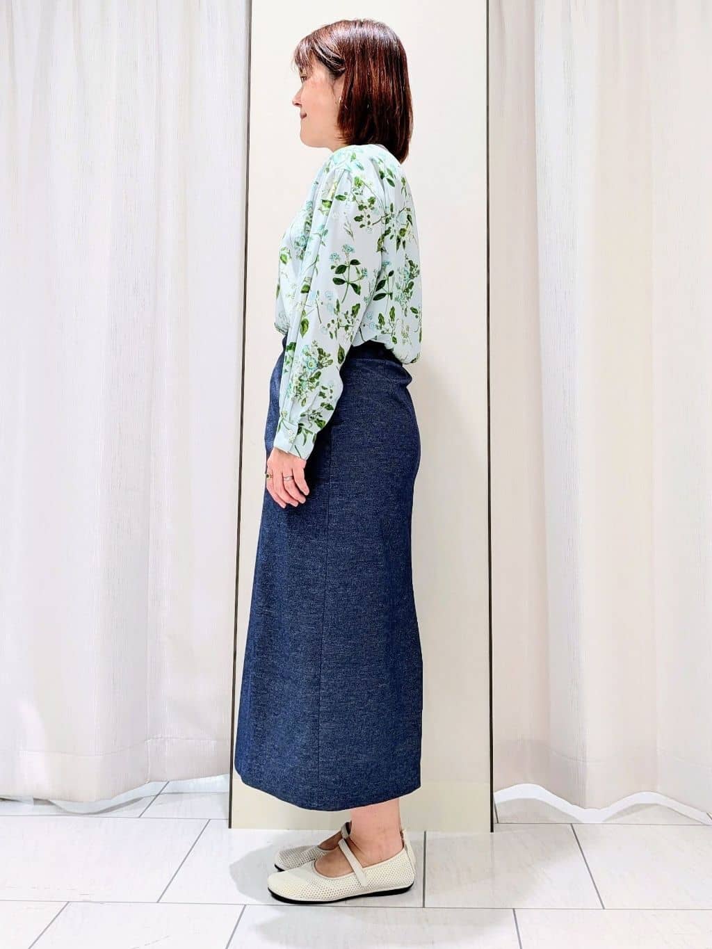 Onumaさんの「UNTITLED｜【花柄/洗える】ボタニカルブラウス」を使ったコーディネート