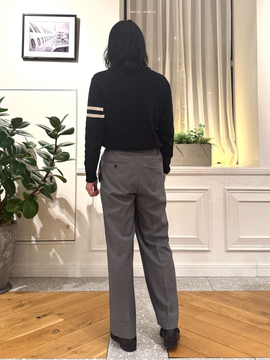 kawarataniさんの「DRESSTERIOR｜◆【ウォッシャブル】コットンスムース アームラインクルーネック」を使ったコーディネート