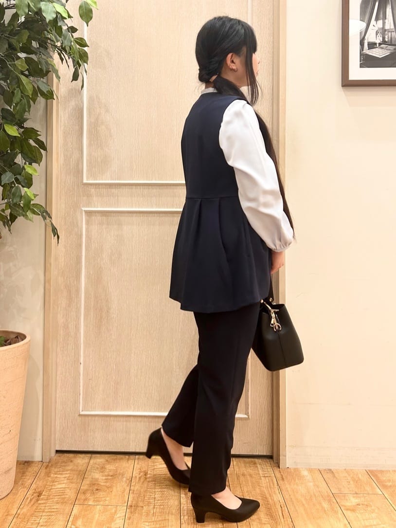ちょたさんの「SHOO･LA･RUE｜【洗濯機可/S-3L】リボンボウタイが魅力　大人の華やかブラウス」を使ったコーディネート