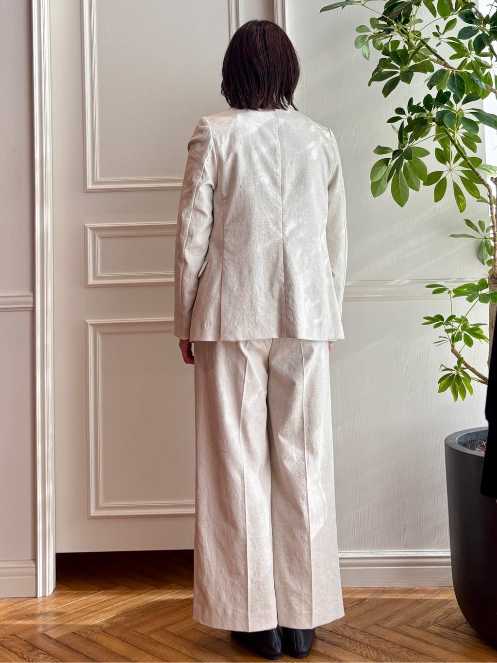 nakaoさんの「DRESSTERIOR｜◆ウォッシャブル コットンカシミヤ コンビカーデ」を使ったコーディネート