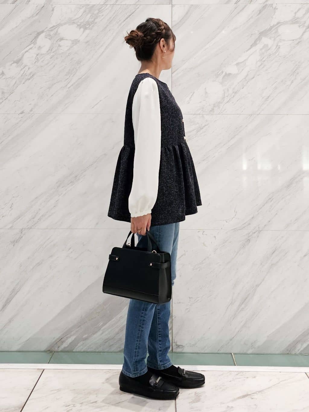 ゆゆさんの「SHOO･LA･RUE｜【SHOO・LA・RUE DENIM】毎日使いたくなる ストレッチデニムスキニーパンツ」を使ったコーディネート