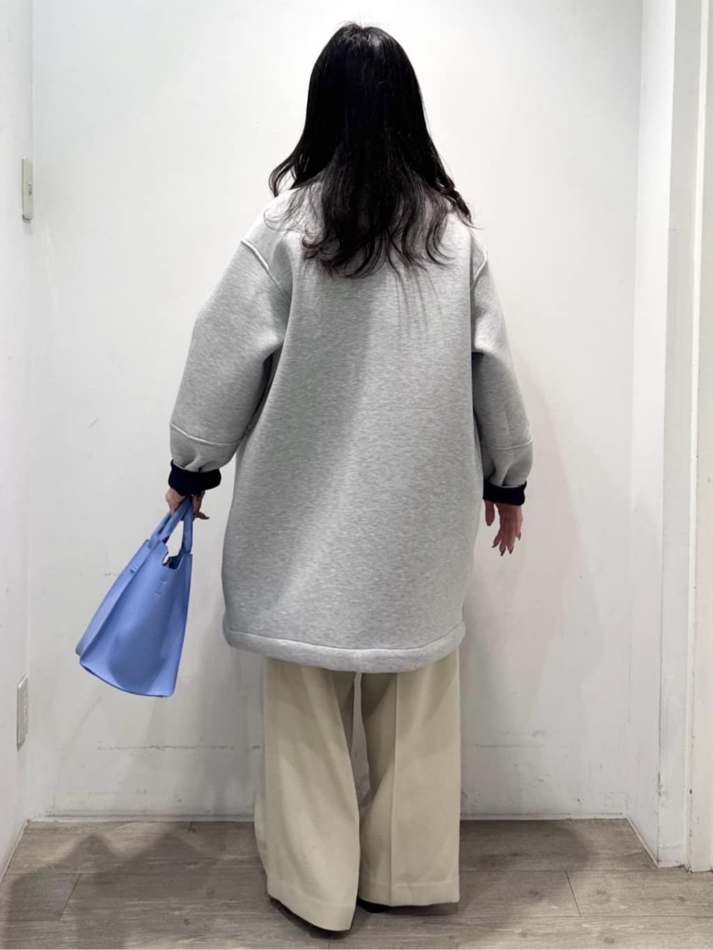 yuicciさんの「OPAQUE.CLIP｜リバーシブル配色ノーカラーコート【洗濯機OK】」を使ったコーディネート
