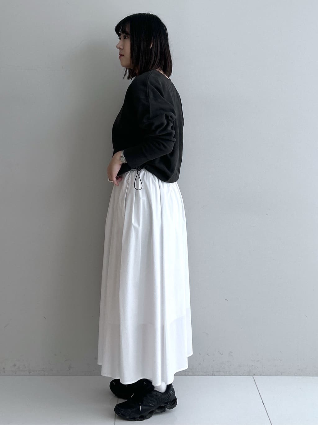 Hirokaさんの「Dessin｜【前後2WAY/洗える】ドロストリブカットソー」を使ったコーディネート