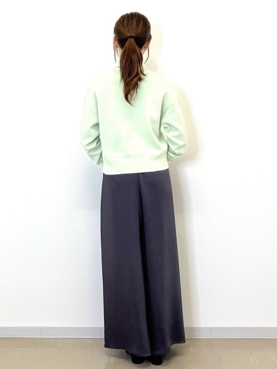miyuuさんの「OPAQUE.CLIP｜ハーフZIP刺繍ロゴニット【洗濯機OK】」を使ったコーディネート
