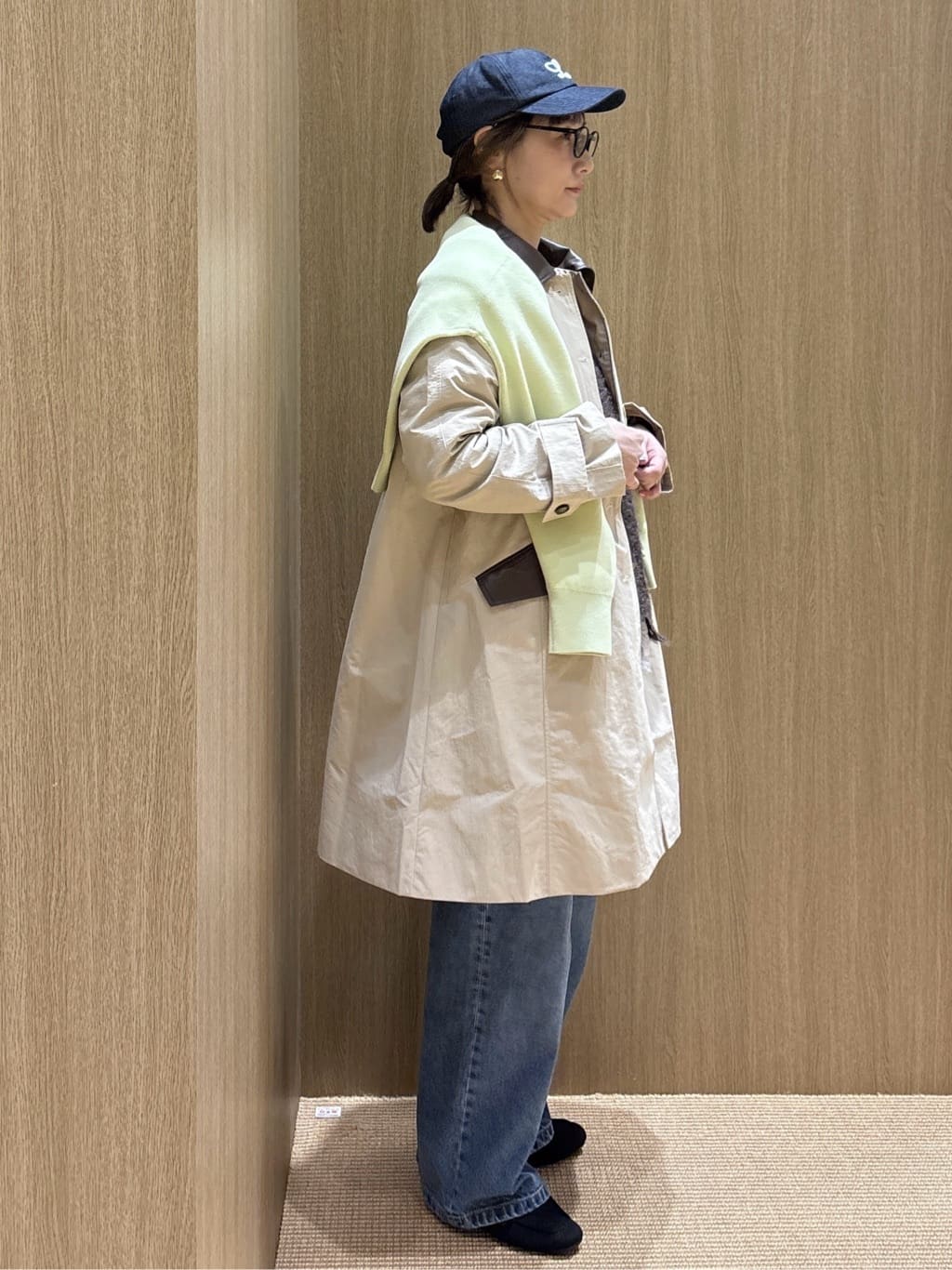 たけねぇさんの「OPAQUE.CLIP｜撥水ステンカラーコート【洗える】」を使ったコーディネート