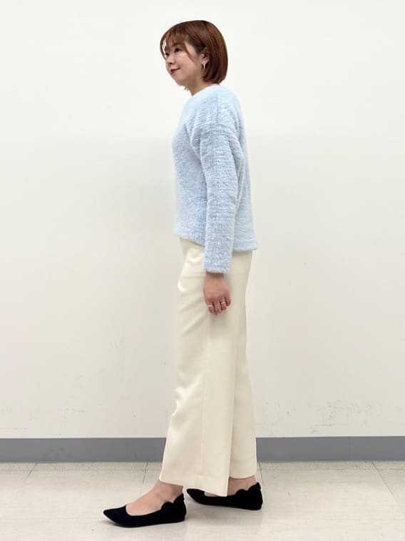 まいこさんの「INDIVI｜【洗える】エアリーシャギートップス」を使ったコーディネート