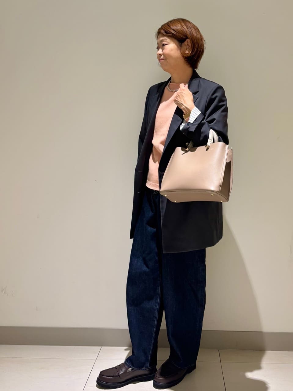 Haruさんの「Dessin｜ダブルジャケット」を使ったコーディネート