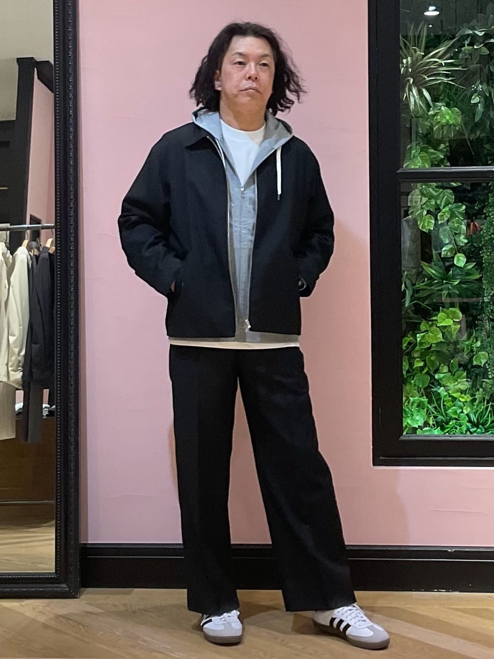 Nagaseさんの「DRESSTERIOR｜【ウォッシャブル】ウールハリントン ジャケット」を使ったコーディネート