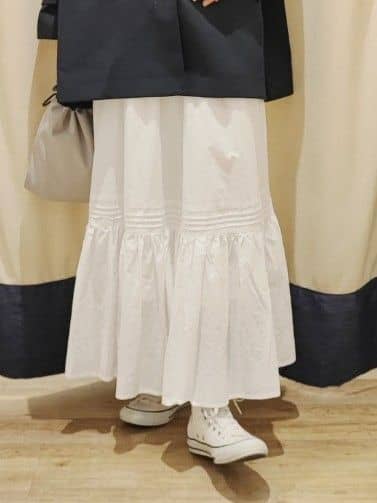 toyaさんの「Dessin｜【花粉ガード/撥水加工/洗える】クルーネックスプリングコート」を使ったコーディネート