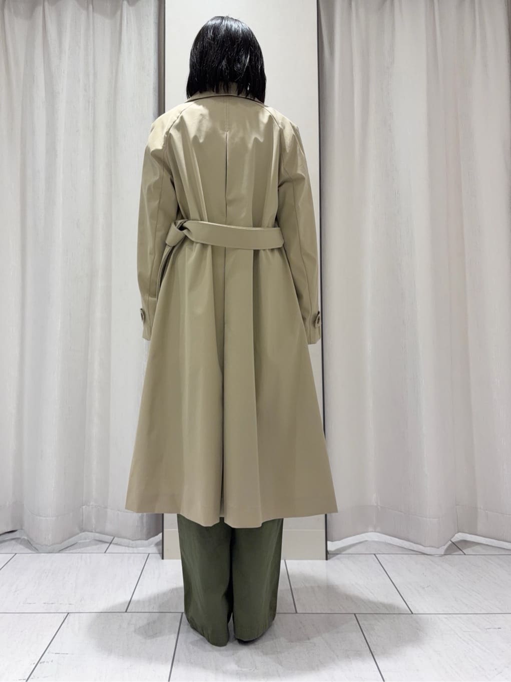 わたなべさんの「UNTITLED｜◆【はっ水/洗える】タスランステンカラーコート」を使ったコーディネート