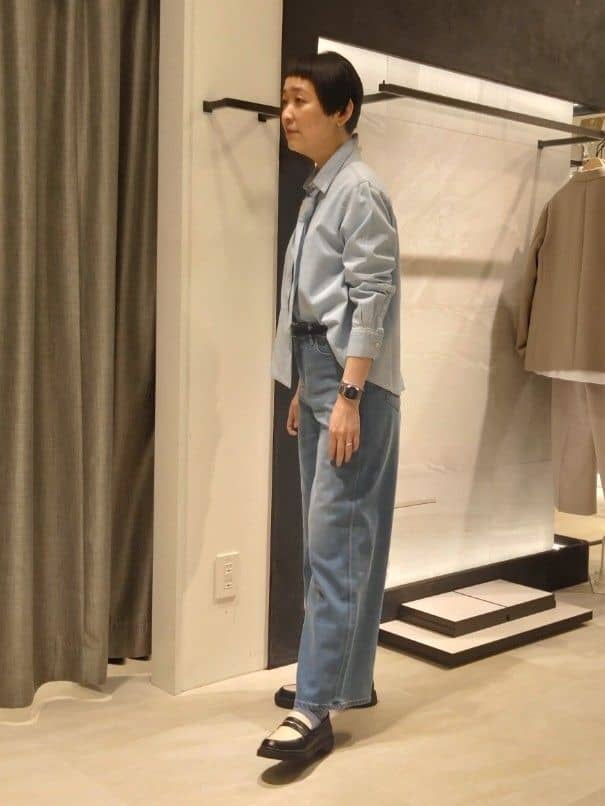 まちこさんの「UNTITLED｜【人気デニム】MAKE&times;DENIM WIDE」を使ったコーディネート