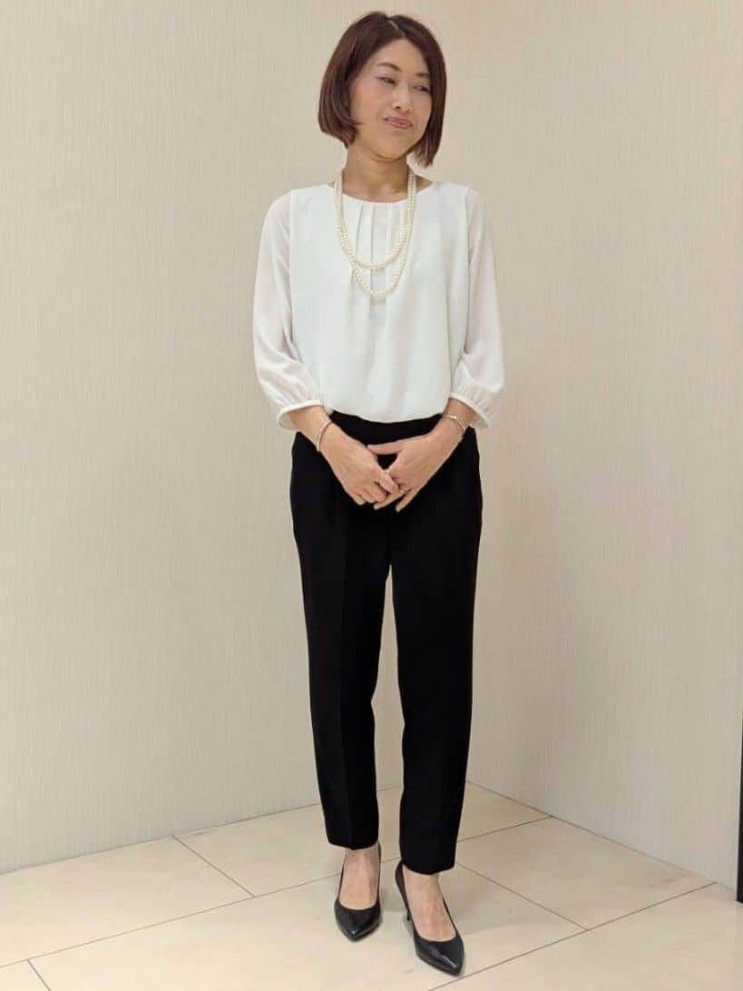 u-macoさんの「UNTITLED｜【仕事着/スーツ】ファンシーツイード ジャケット」を使ったコーディネート