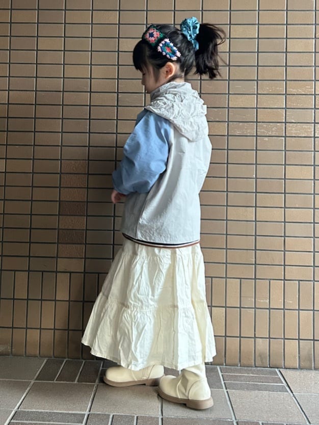 ga_riさんの「THE SHOP TK｜【110－160】配色ナイロンブルゾン」を使ったコーディネート