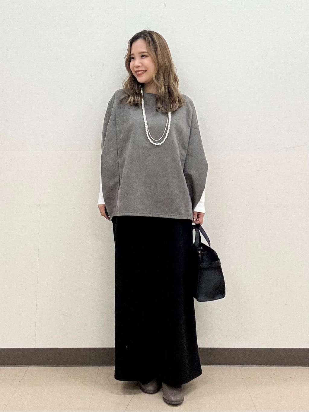 shioさんの「SHOO･LA･RUE｜【撥水/フード取り外し可】自然にくびれる あったかダイヤ柄キルトコート【CIRCRIC】」を使ったコーディネート