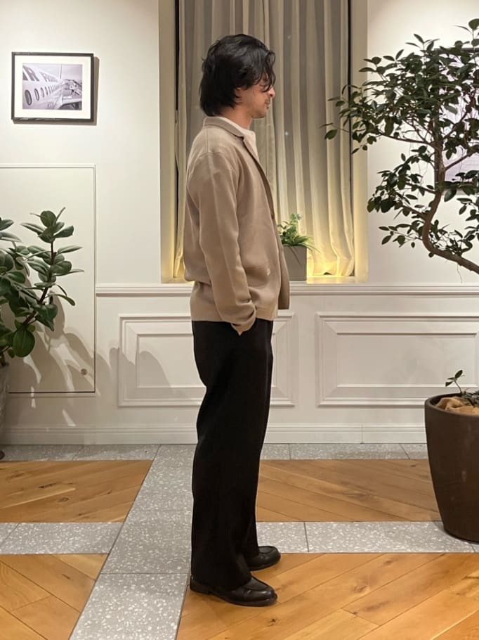 junyaさんの「DRESSTERIOR｜【ウォッシャブル】スプリング ニットジャケット」を使ったコーディネート