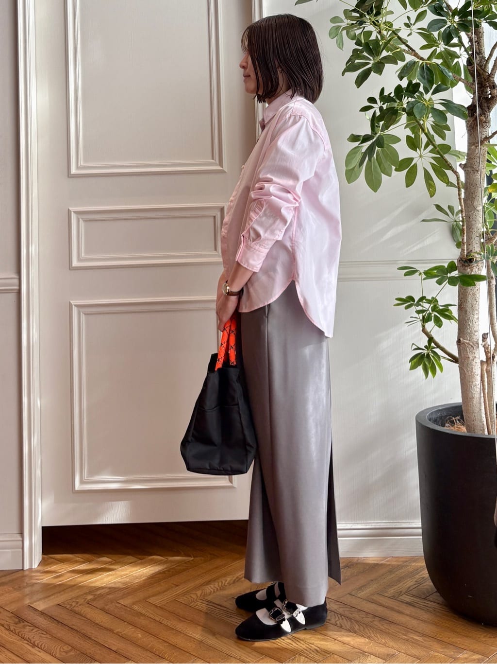 nakaoさんの「DRESSTERIOR｜◆【美人百花/モデル美香着用】コンフォートアイラインキャミワンピース」を使ったコーディネート