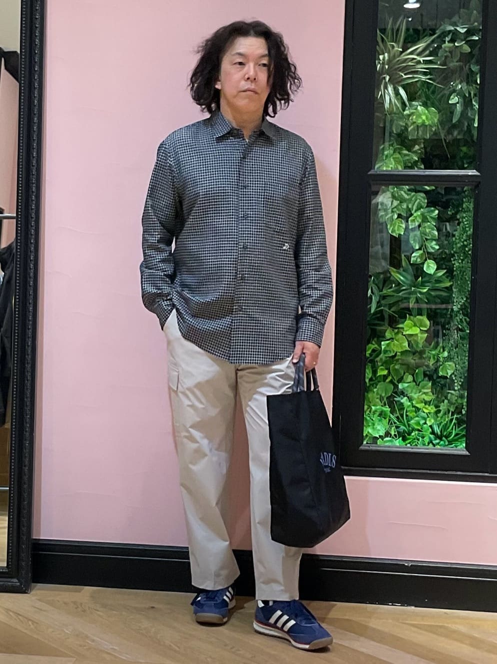 Nagaseさんの「DRESSTERIOR｜ミニチェックシャツ」を使ったコーディネート