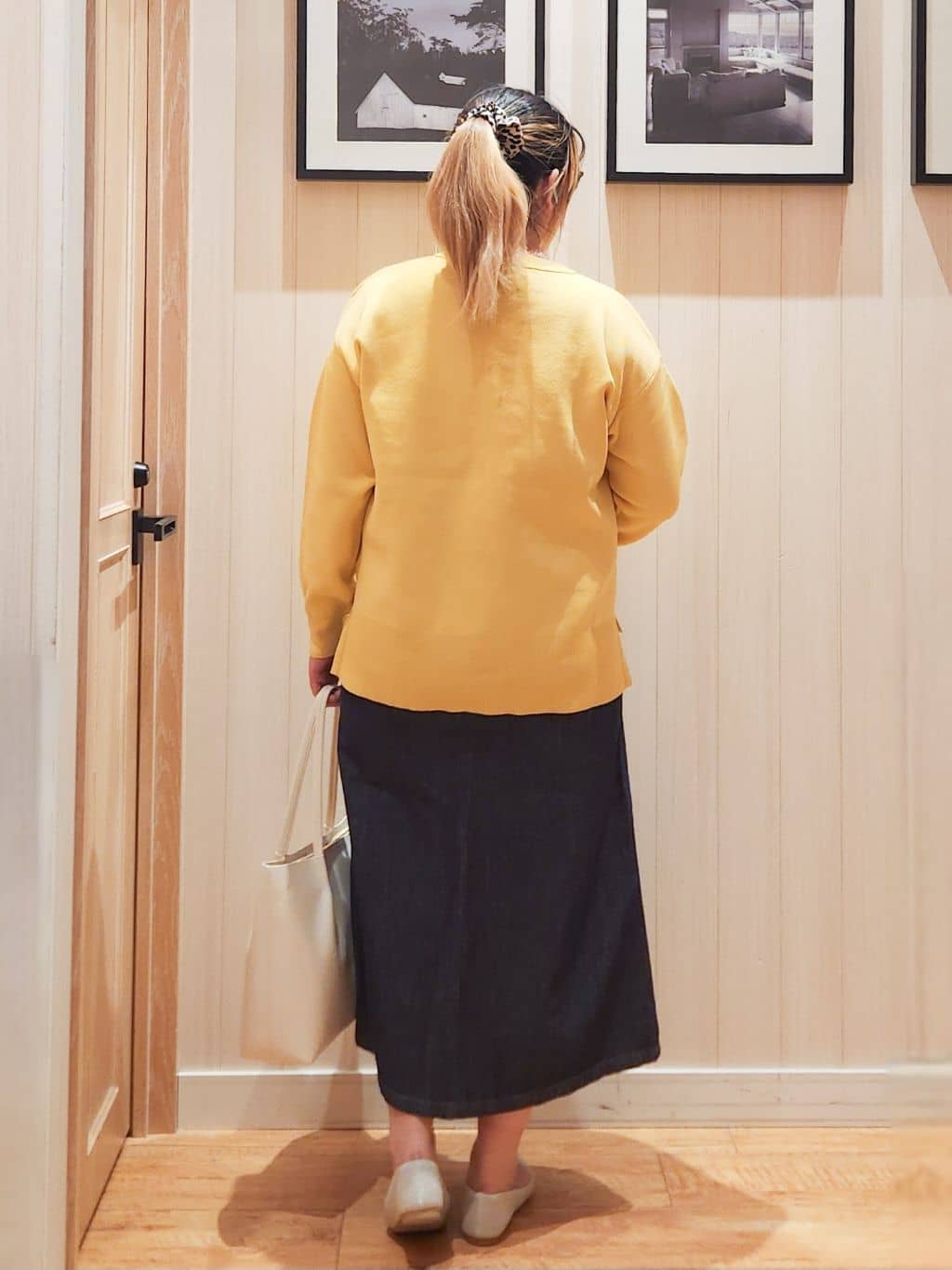 れーやんさんの「SHOO･LA･RUE｜【高レビュー/洗濯機可/S-LL】さらに軽くなった スポンディッシュ裾フェイクトップス」を使ったコーディネート