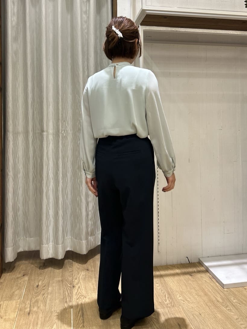 ga_riさんの「THE SHOP TK｜バー付きラッフルタイブラウス」を使ったコーディネート
