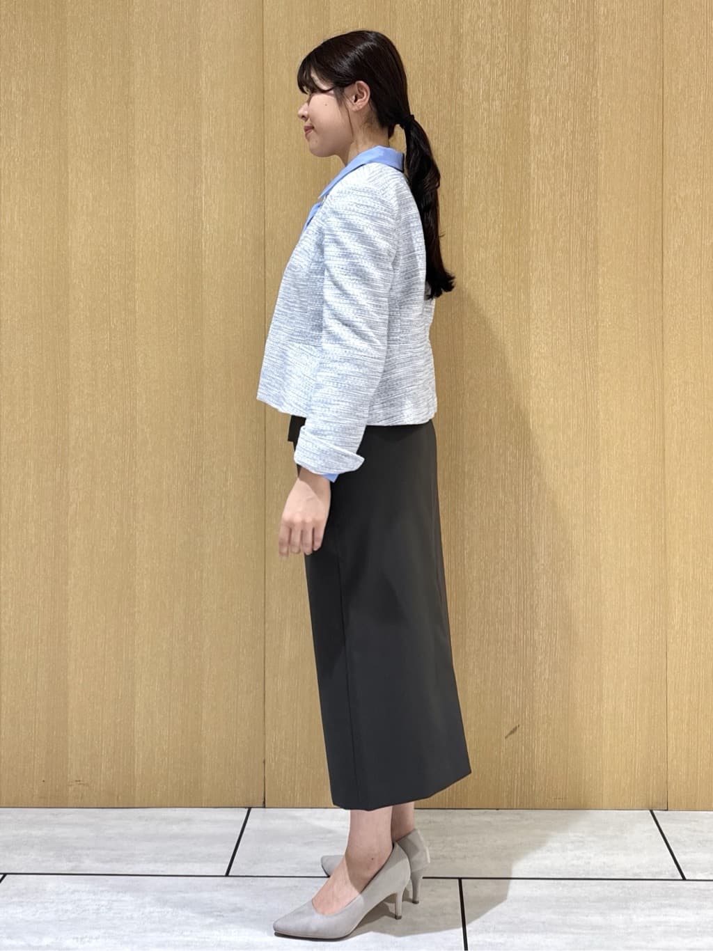 nanaさんの「UNTITLED｜◆【洗える/接触冷感】リラックスボウタイブラウス」を使ったコーディネート