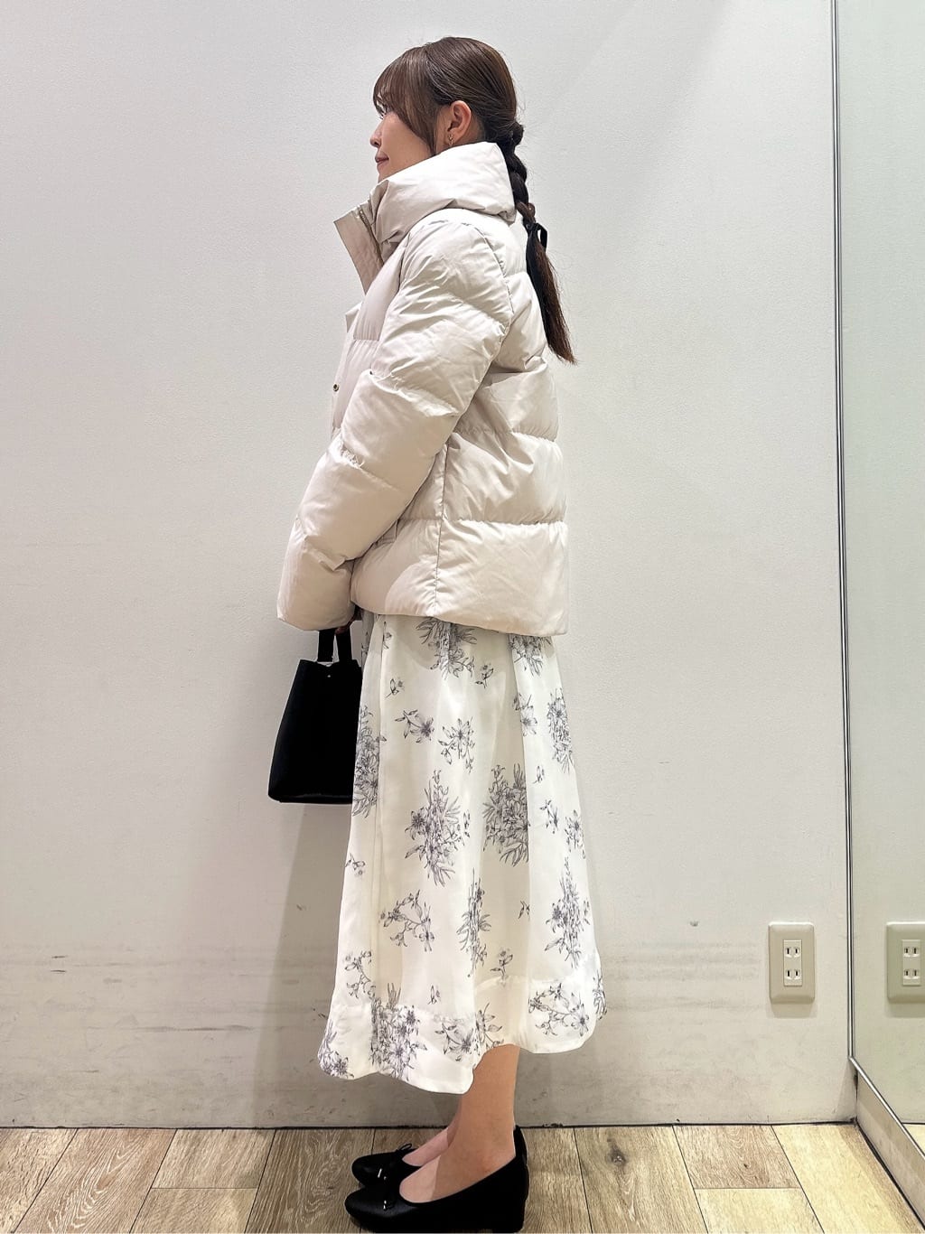 MOMOさんの「index｜KAWADAダウンショートコート【撥水／洗濯機OK／静電気防止裏地】《XS～LL》」を使ったコーディネート