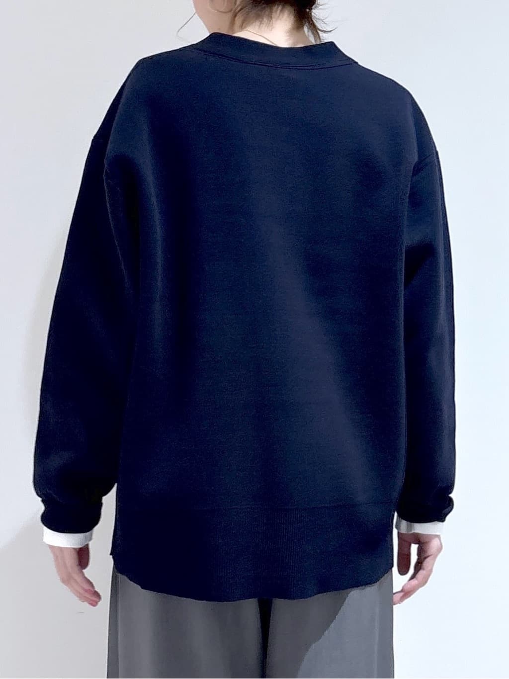 はなさんの「OPAQUE.CLIP｜ロゴプリントロングTシャツ【洗濯機OK】」を使ったコーディネート