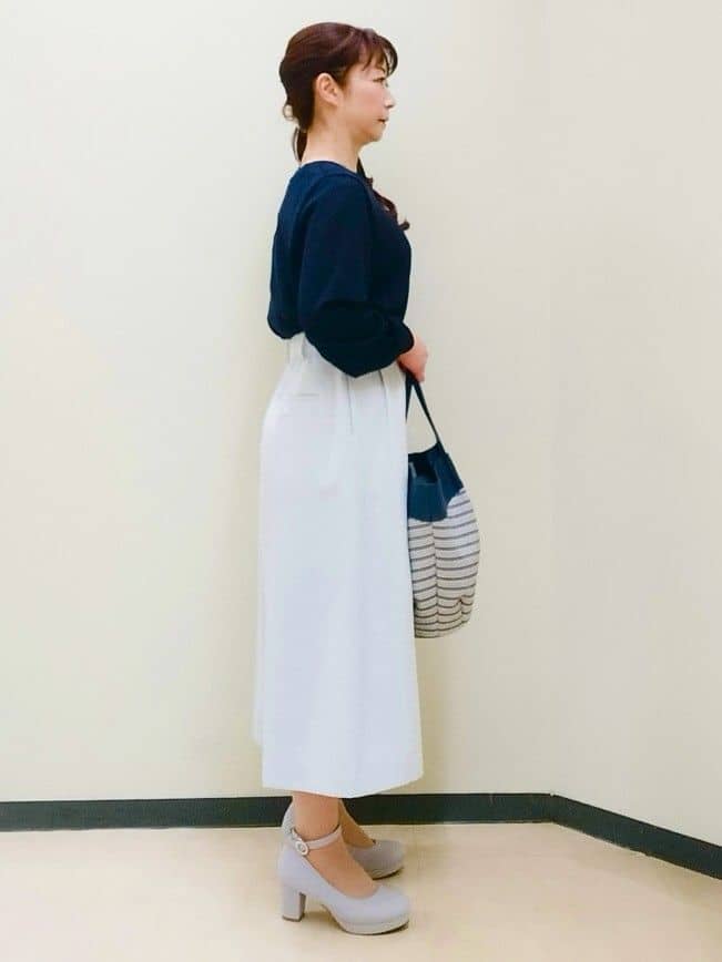 花さんの「Reflect｜リネンライクシャツブルゾン」を使ったコーディネート