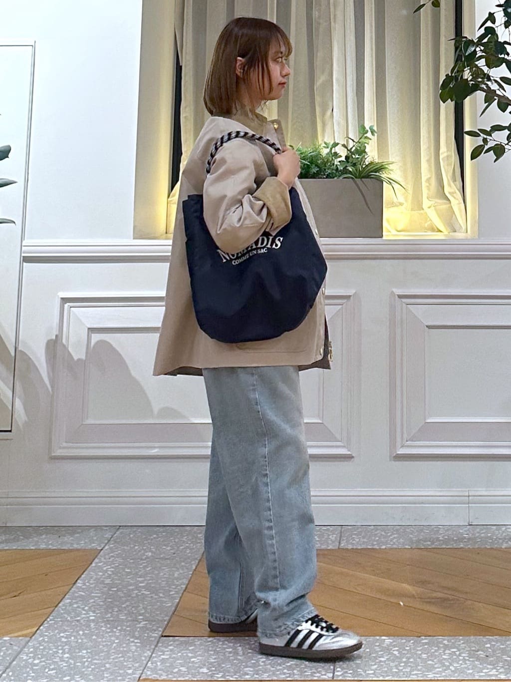 なべこさんの「DRESSTERIOR｜【ウォッシャブル】スプリング ハンティングジャケット」を使ったコーディネート