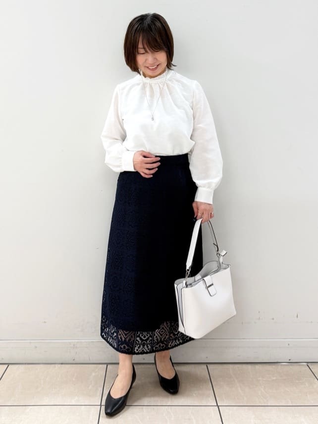 KIKIさんの「Reflect｜レースデザインスリーブカーディガン」を使ったコーディネート