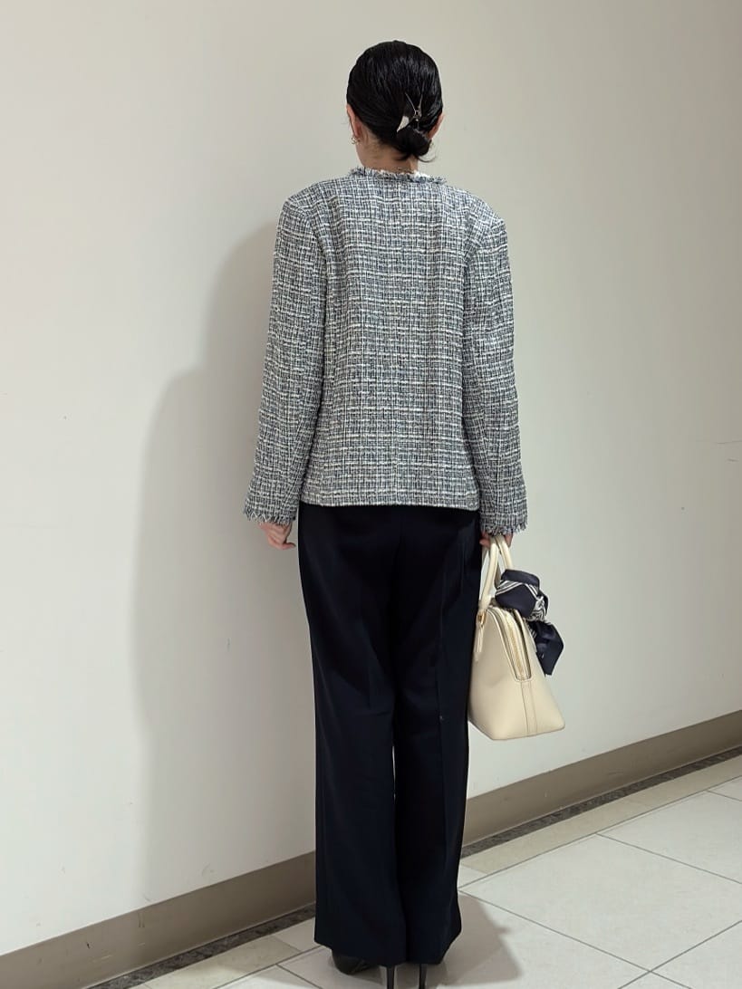 環さんの「UNTITLED｜◆【セレモニー/定番人気】ハイネックフリル ブラウス」を使ったコーディネート