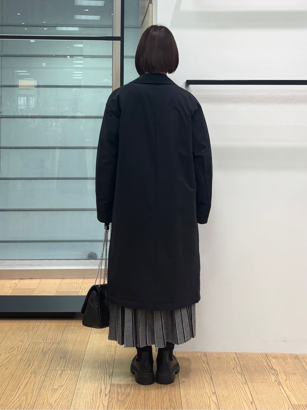 asamiさんの「INDIVI｜【洗える／SETUP可能】ジャカードニット プリーツスカート」を使ったコーディネート