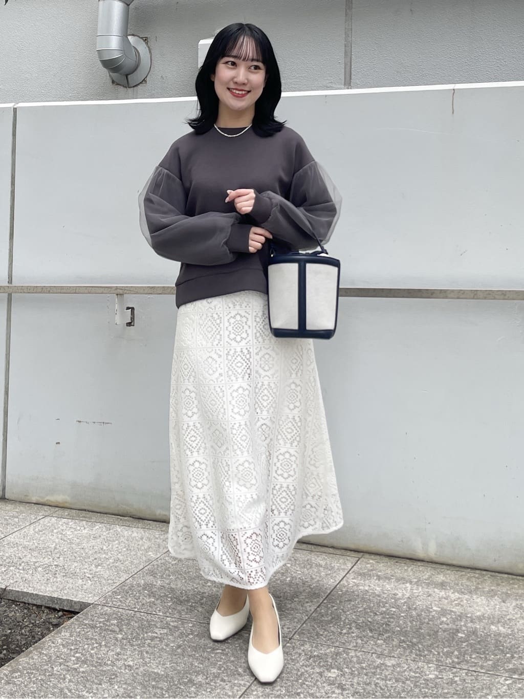 yukariさんの「Reflect｜チュールレイヤードスリーブプルオーバー」を使ったコーディネート